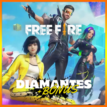 FREE FIRE - 520 DIAMANTES + 10% DE BÔNUS