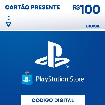 CARTÃO PRESENTE PLAYSTATION™STORE - 100,00 REAIS