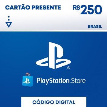 CARTÃO PRESENTE PLAYSTATION™STORE - 250,00 REAIS