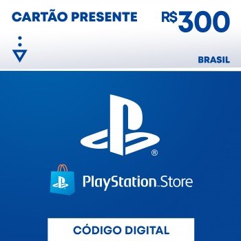 CARTÃO PRESENTE PLAYSTATION™STORE - 300,00 REAIS