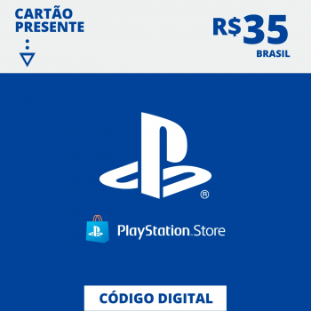 CARTÃO PRESENTE PLAYSTATION™STORE - 35,00 REAIS